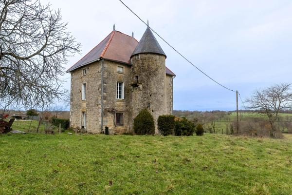 Maison historique – Ancienne partie d’un château + dépendances sur 31 ha