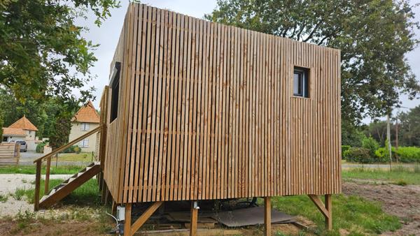 Propriété atypique au calme entre estuaire et plages océanes - maison structure bois sur pilotis
