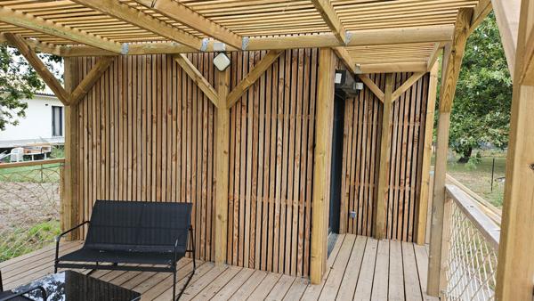 Propriété atypique au calme entre estuaire et plages océanes - maison structure bois sur pilotis