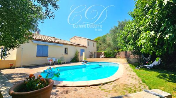 Sommières – Villa de plain-pied avec piscine