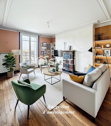 Appartement traversant avec vue dégagée et projet d’ascenseur