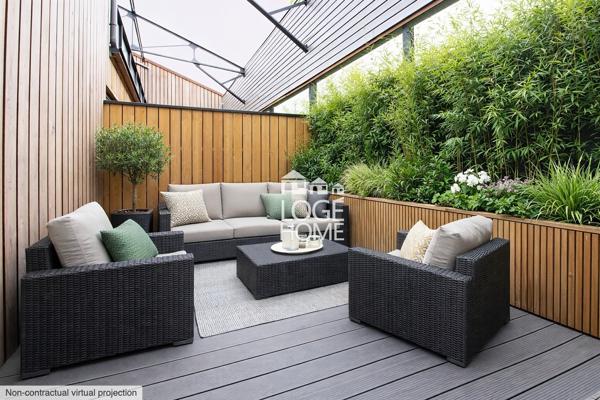 Appartement t3 + grande mezzanine et terrasse