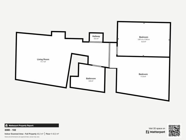 Appartement à louer  3 pièces • 45,12 m2 Sémalens