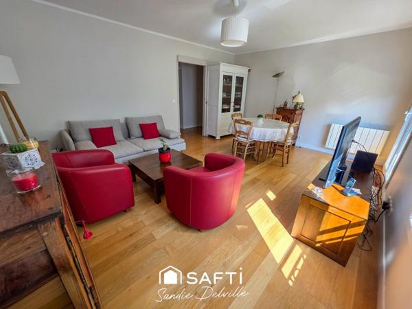 APPARTEMENT 4 PIECES- 85M²- 3CH- 2PL + CAVE