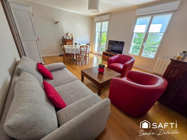 APPARTEMENT 4 PIECES- 85M²- 3CH- 2PL + CAVE