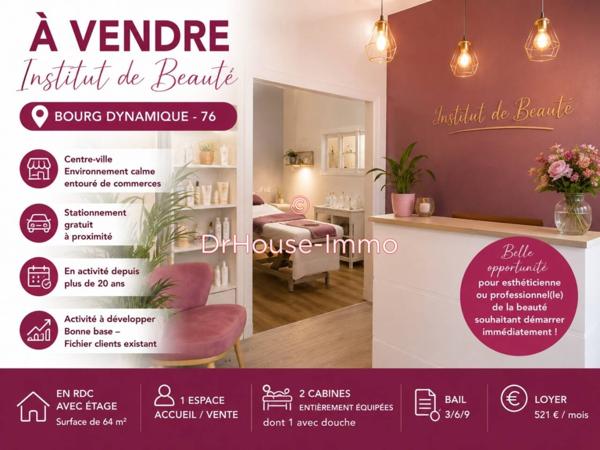 Commerce à vendre 3 pièces de 45 m²