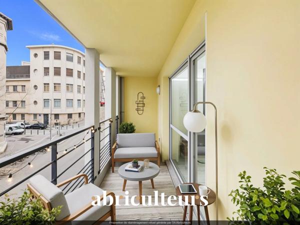 T2 avec terrasse 45,5 m2 Marseille 1er proche St Charlesl