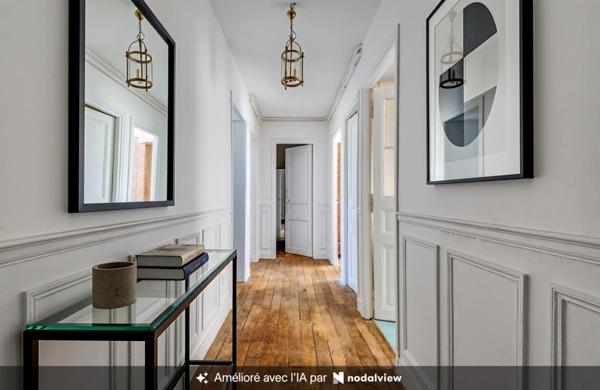 Paris 14ème - Immeuble Haussmannien - 3 pièces (53,30 m²) avec vue sur "Réservoir Montsouris"  à 2 pas du Parc Montsouris