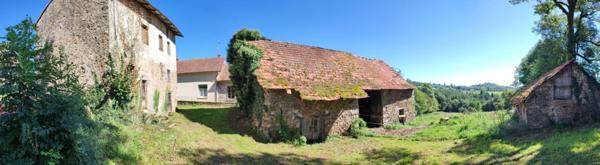 Maison et 2 dépendances séparées à rénover!