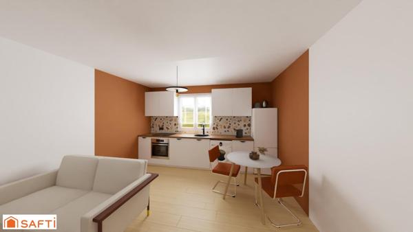 Appartement duplex 3 pièces proche frontière !