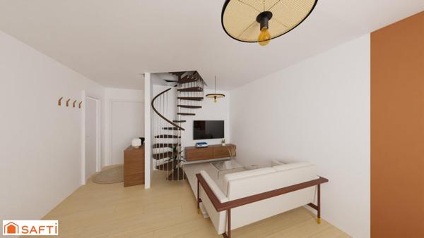 Appartement duplex 3 pièces proche frontière !