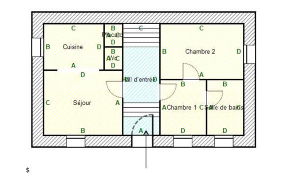 Ensemble de 2 studios + Cave/Atelier de 30M²