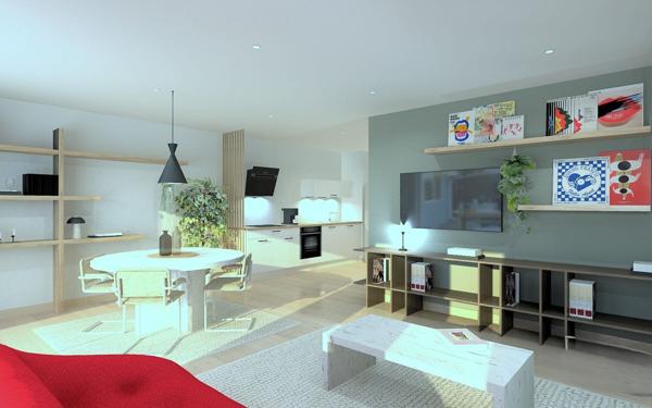 Appartement à vendre    2 pièces • 61,58 m2 Saint-Renan