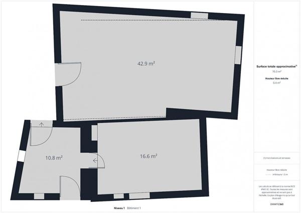 JOYEUSE (07260) Maison  4 pièce(s) 89 m2 troix chambres