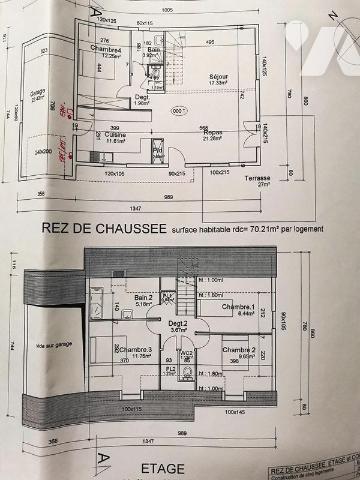Maison ossature bois  4 chambres, garage, terrain