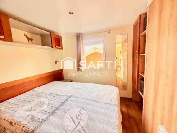 Terrain 165m² avec mobil home 2chb équipé