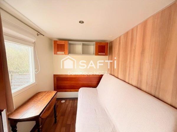 Terrain 165m² avec mobil home 2chb équipé