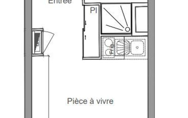 Appartement à vendre    1 pièce • 19,71 m2 Saint-Jean-de-la-Ruelle