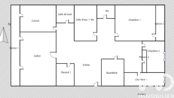 Appartement à vendre 4 pièces 82,85 m² Nanterre