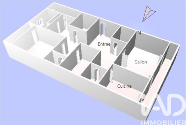 Appartement à vendre 4 pièces 82,85 m² Nanterre