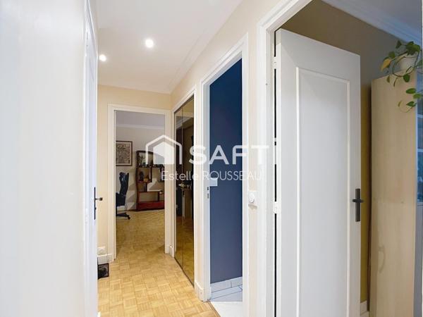 T2 balcon vue jardin 5 mn à pied du RER/ commerces