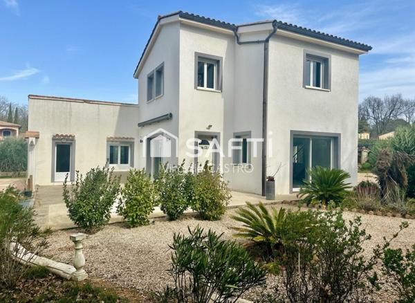 VILLA CONTEMPORAINE 6 PIECES avec PISCINE + STUDIO & DEPENDANCE