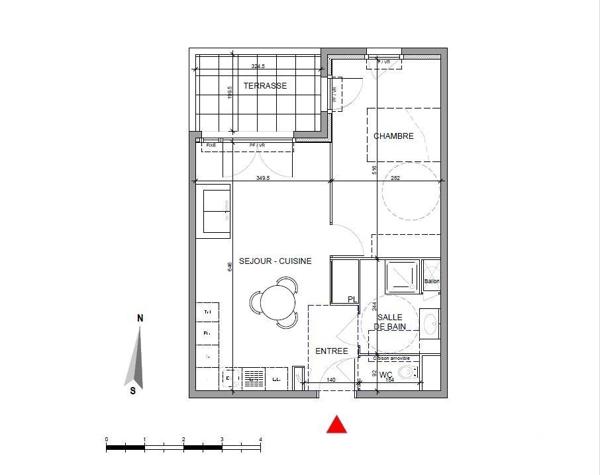 Appartement 2 pièces de 51 m² à Cagnes-sur-Mer (06800)