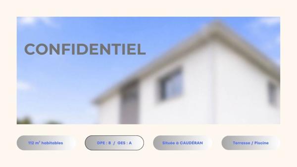 Maison à vendre 5 pièces de 112 m²