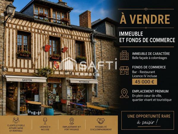 JOSSELIN CENTRE – MURS COMMERCIAUX