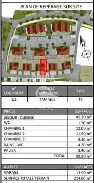 Maison neuve 4 pièces Clos de l'Hermione