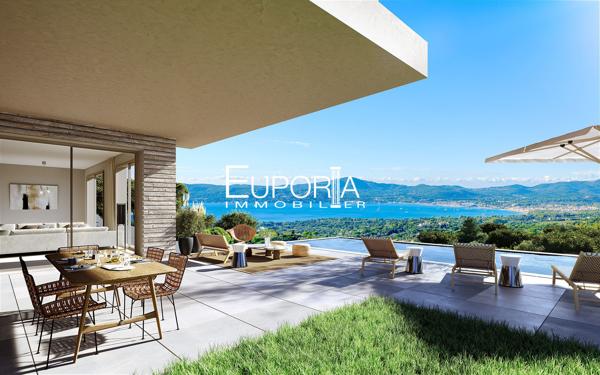 Villa d'exception de 385m2 - Grimaud vue mer avec piscine