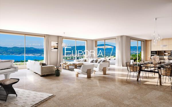 Villa d'exception de 385m2 - Grimaud vue mer avec piscine