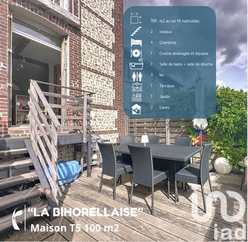 Maison à vendre 5 pièces 100 m² Bihorel