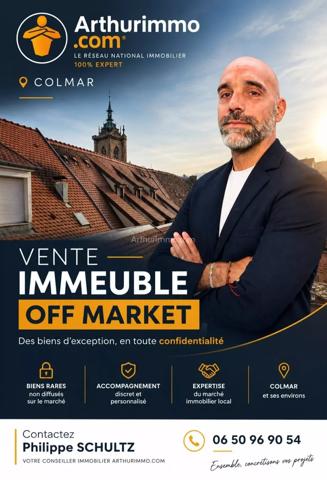 Vente                                                      Immeuble
                        
                     11 pièces                      286 m2                     à Colmar