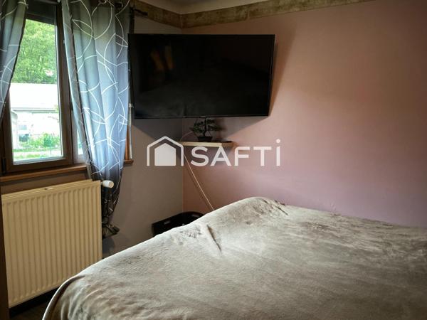 Maison 4 pièces 88m2, 3 chambres, terrain 697m2
