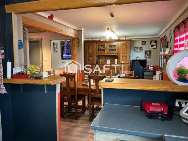 Maison 4 pièces 88m2, 3 chambres, terrain 697m2
