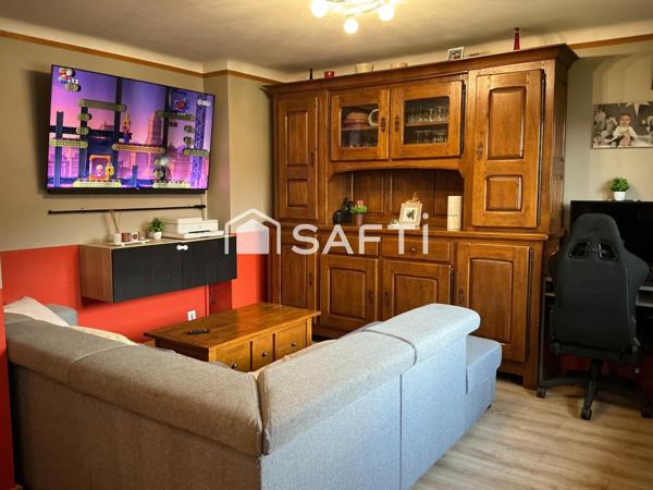 Maison 4 pièces 88m2, 3 chambres, terrain 697m2