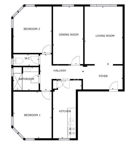 NICE - PROMENADE DES ANGLAIS / RUE DE FRANCE : CHARMANT 4 PIÈCES AU CALME