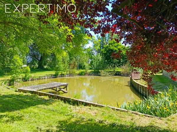 Rue (80120) Belle propriété avec 2 hangars, idéal artisan, entrepreneur ou collectionneur !