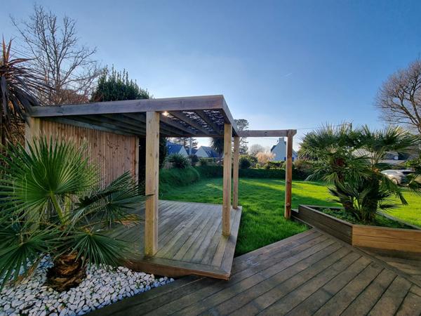 EXCEPTIONNEL A BEG MEIL- Maison contemporaine 4 chambres de plain pied.