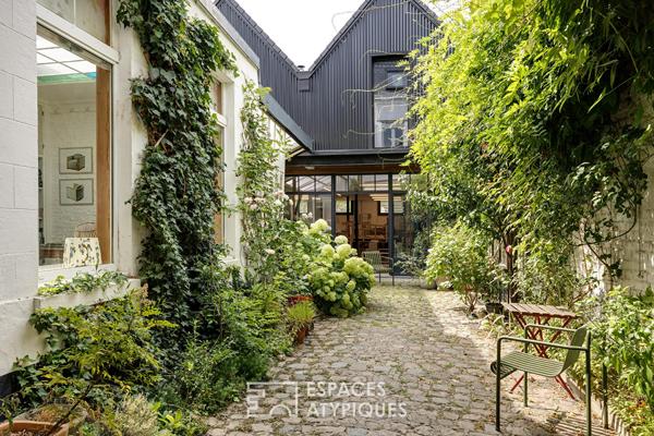Maison-atelier et sa cour intérieure