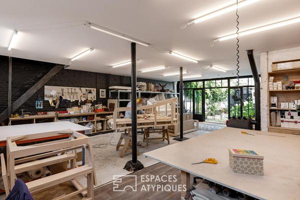 Maison-atelier et sa cour intérieure