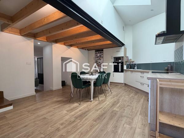 Maison de bourg - 92m2 - 2 chambres - Jardin
