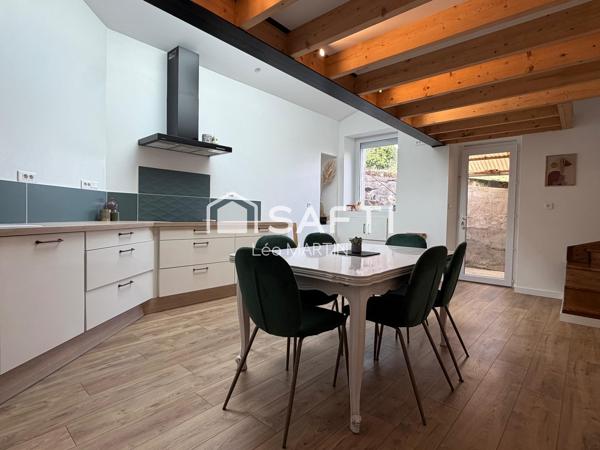 Maison de bourg - 92m2 - 2 chambres - Jardin