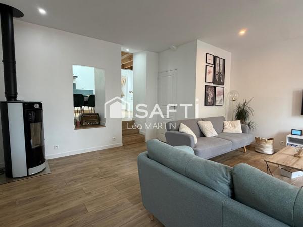 Maison de bourg - 92m2 - 2 chambres - Jardin