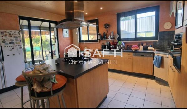 Maison familiale avec piscine et beaux volumes