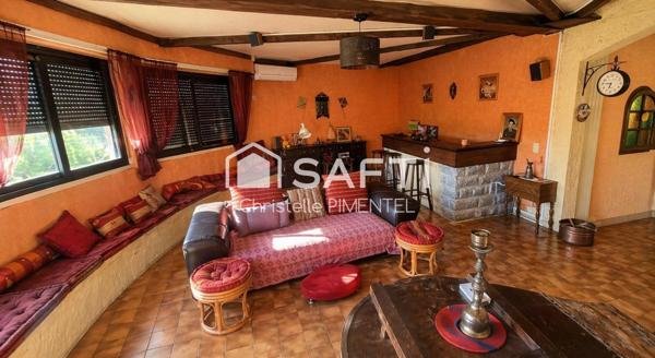 Maison familiale avec piscine et beaux volumes