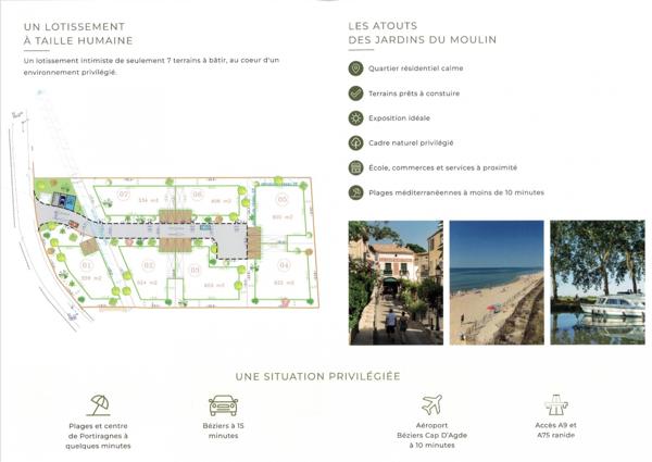 Terrain à vendre 622 m² Béziers