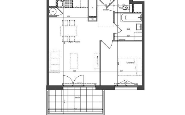 Appartement à vendre    2 pièces •  Thyez