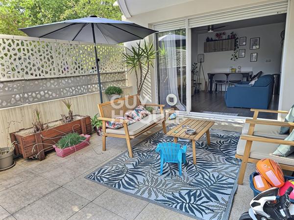 Appartement Montpellier Ouest  3 pièce(s) 53 m2+ terrasse 38M2+garage